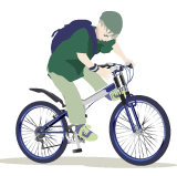 自転車　イラスト